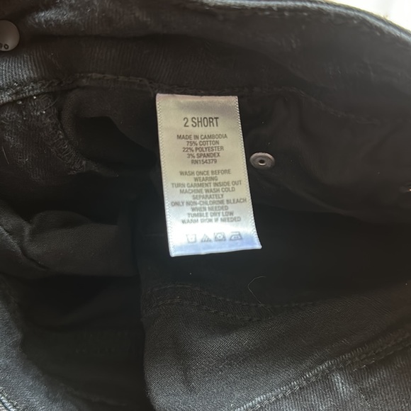 Aeropostale Black High Rise Jeggings Size 2 short - Picture 4 of 5
